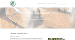 Desktop Screenshot of mantelsaat.com