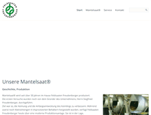 Tablet Screenshot of mantelsaat.com